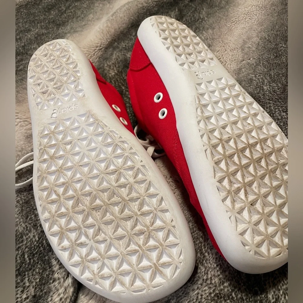 Splay Barefoot Canvas "Cardinal Red" Freestyle 2.0 Mens 8 / Womens 10 Worn Once! - Picture 3 of 9